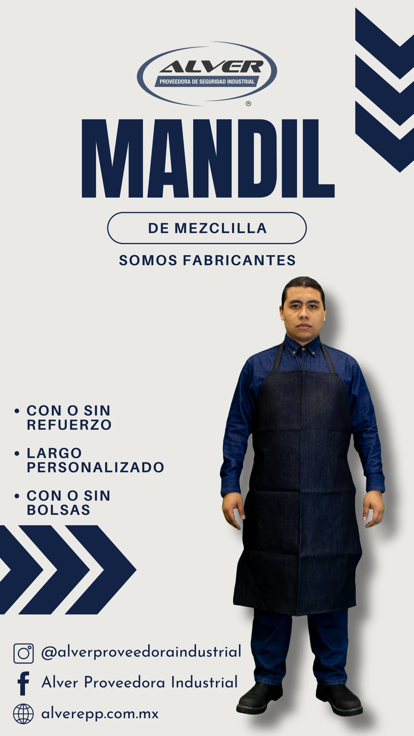 Mandil de Mezclilla